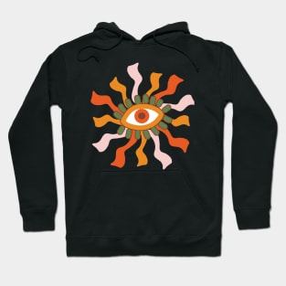 Retro One Eye Sunburst Hoodie